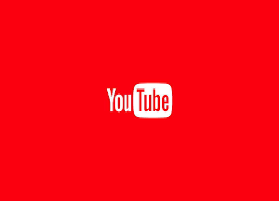 Image avec le logo de YouTube